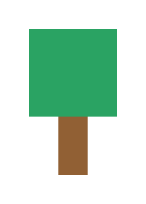 Green tree (small) pixel images