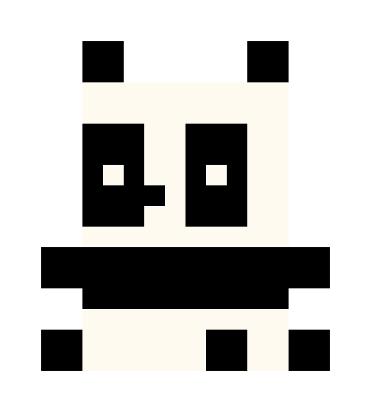 panda pixel images