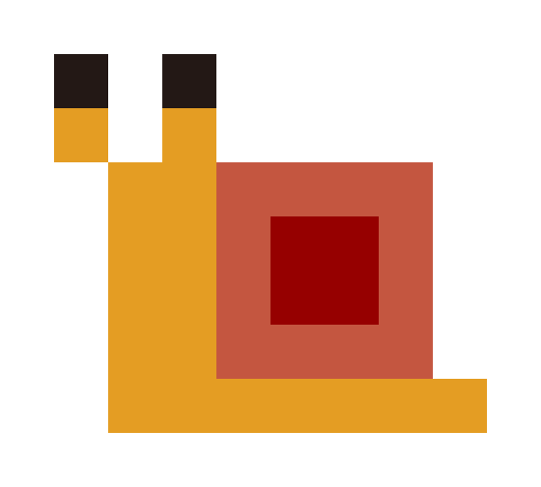 snail pixel images